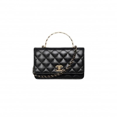 CHANEL MASTER MINI COCORUSH WALLET ON CHAIN AP4579 (19.2*12.3*3.5cm)
